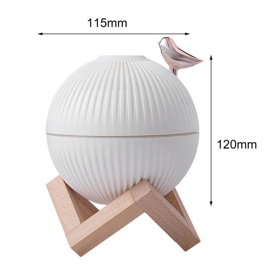 330ml USB Humidifier Creative Stellar Shape PP Low Noise Novelty Bird Air Dampener for Living Room CDN