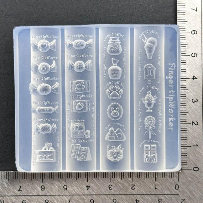 Baroque Heart French Necklace Butterfly Flower 3D Acrylic Nail Mold Diy Nail Art Decoration Transparent Manicure Template
