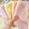 1 paar Frauen Solide Nerz Samt Socken Winter Strumpfwaren Verdicken Warme Reine Farbe Flauschige Socken