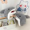 Soft Grey Baby Shark Puppet Plush Toy Doll Can Open Mouth Shark Puppet Children's Doll