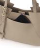 Toff & Loadstone Wrap Tote, Light Shrink Handbag, Cowhide Leather, One Size, Chai