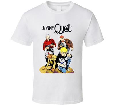 Jonny Quest Cool Retro Gruppe T-Shirt Herren Damen T-Shirts Top