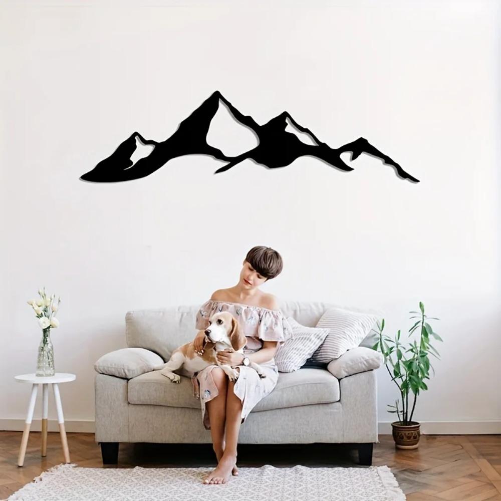 Denali Mountain Metal Wall Art – Durable, Rust-Free Aluminum Composite, Stylish Indoor & Outdoor Wall Decor for Elegant Spaces