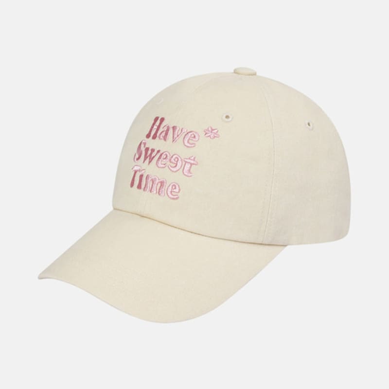 SALTANDCHOCOLATE [HAST] Sweet Pigment Ball Cap Light Beige 4C2521001