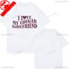 My Girlfriend Is Hotter Than You Cotton Shirt Fun Boyfriend Tops Gift for Valentines Aesthetic Tee Oversized Unisex Harajuku High Quality