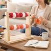 Vertical Rotating Wool Storage Rack Manual Yarn Spool Organizer Thread Holder  Crocheting