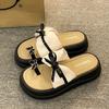 Guochao Popular Sandals Women's 2024 New Summer Wear High-end Roman Shoes Platform Muffin Casual Beach Shoes