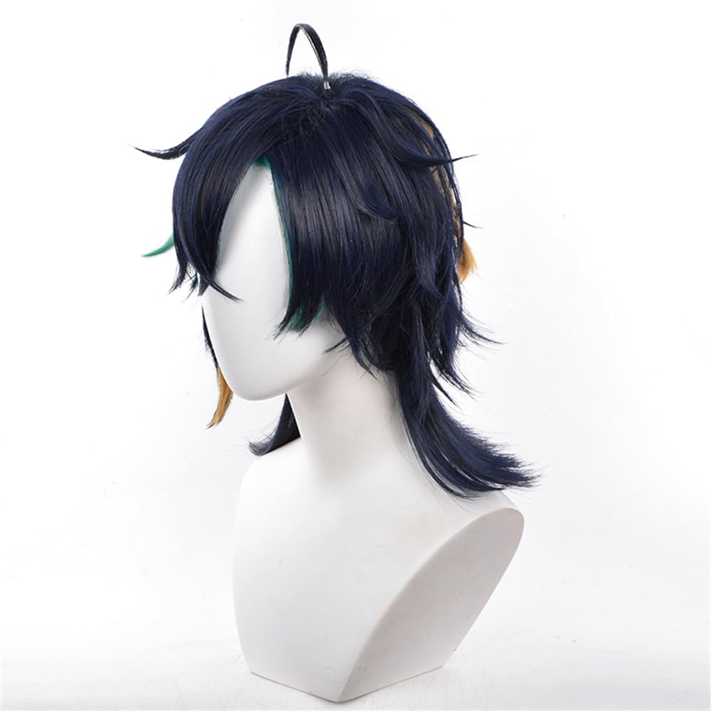 Genshin Impact Kiinichi Wig with Dedicated Net, Heat Resistant, for Cosplay, Events, School Festivals, Cultural Festivals, and Photo Shoots.