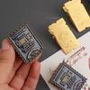 Stamp Style Vintage Matte Brass Clip Art Student Outdoor Sketch Multi-functional Painting Clip Handbook Decoration Accessories
