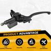 7/8'' Right Hydraulic Brake Master Cylinder Lever Pump Replace for GY6 50cc 70cc 90cc 110cc 125cc 150c 200cc 250cc ATV Quad Moped Motorcycle Pit Bike