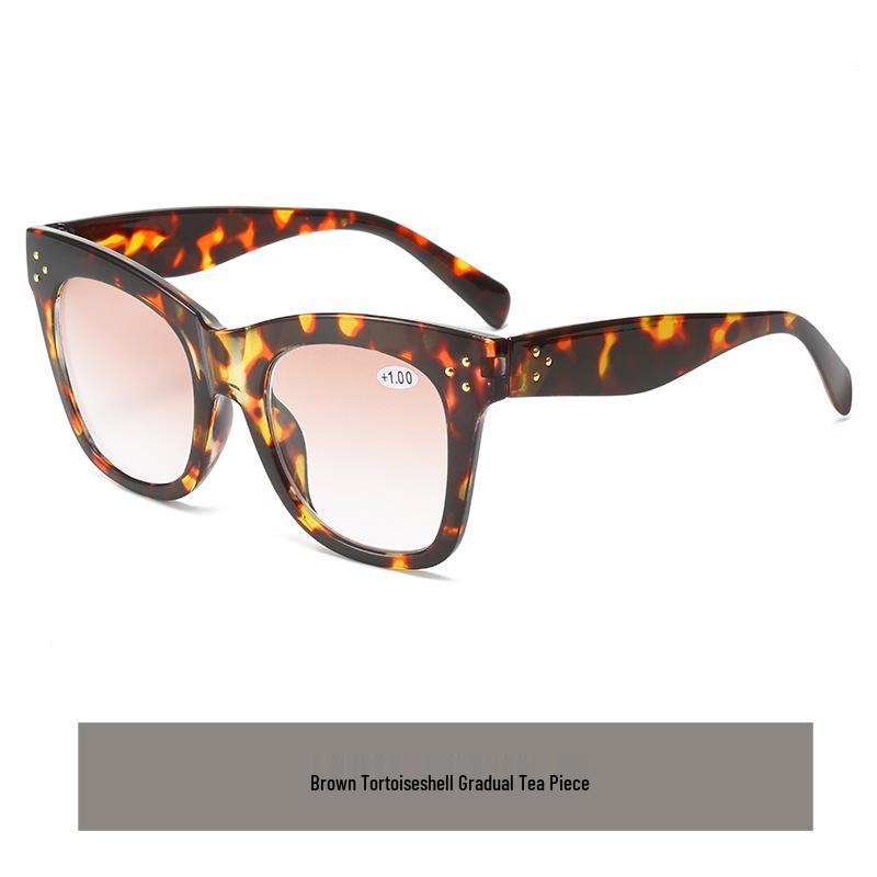 

Fashionable Unisex Progressive Reading Glasses: Women s Large-Frame, Men s HD Round-Frame, and Stylish Two-Tone Options. +4.00