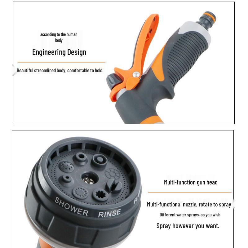 Multi-functional Garden Watering Sprinkler and Hose for Flowers, Lawns, Vegetables, and Firefighting