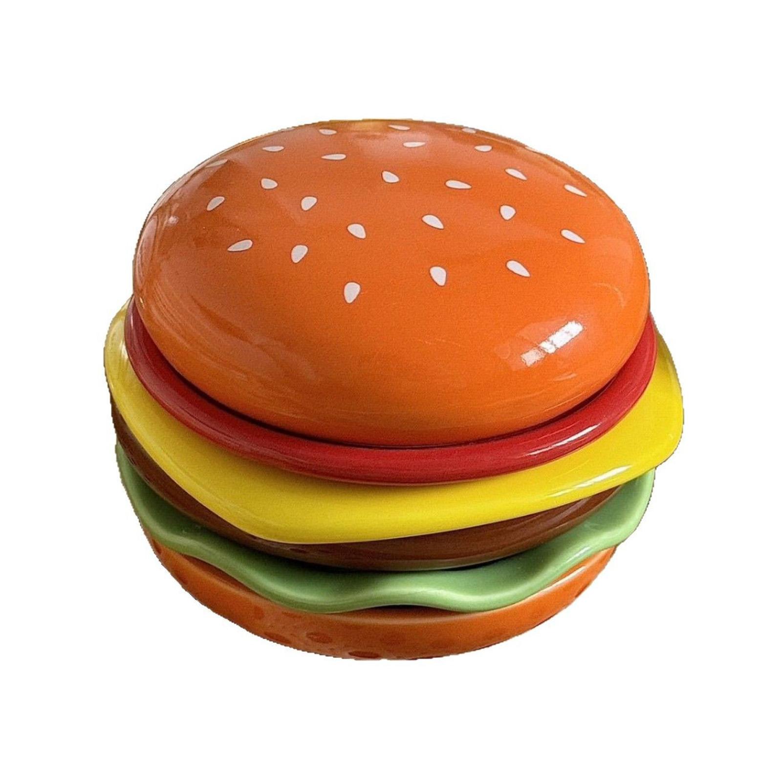 Ceramic Sauces Container 6 Layer Burger Plate Set Space Saving Stackable Design For Appetizers Dessert Kitchenwares 1
