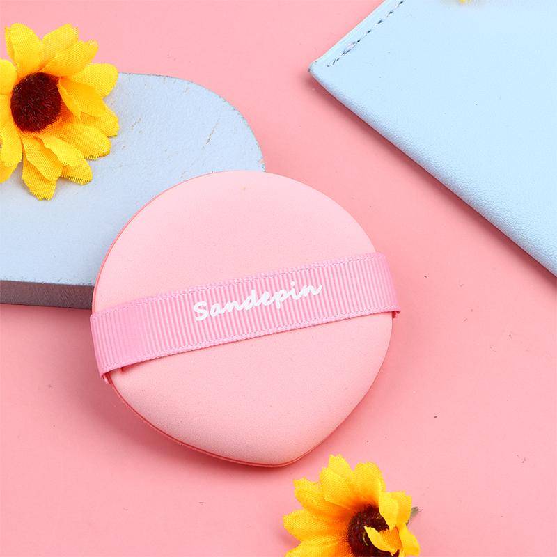 1/4Pcs Strawberry Cookie Puff Professional Air Cushion Puff Concealer Foundation Puffs Wet And Dry Use Puff Makeup Sponge