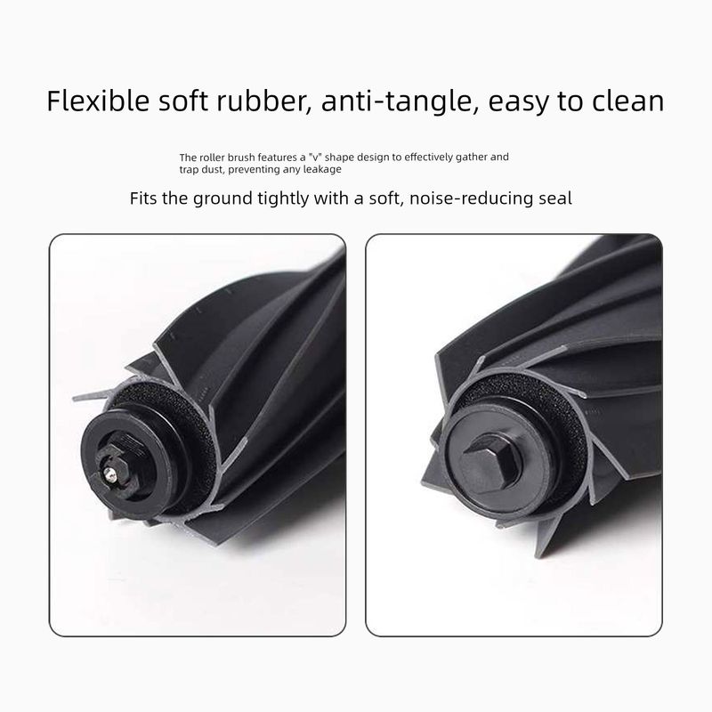 Accessories for Dreame D20 Ultra Robot Vacuum Cleaner: Roller Brush, Side Brush, Filter, Mop Cloth, Dust Bag