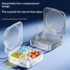 1/7 Days Week Pill Organizer Morning And Night Pill Holder Storage Box Splitter Travel Medicine Organizer Portable Medicine Box