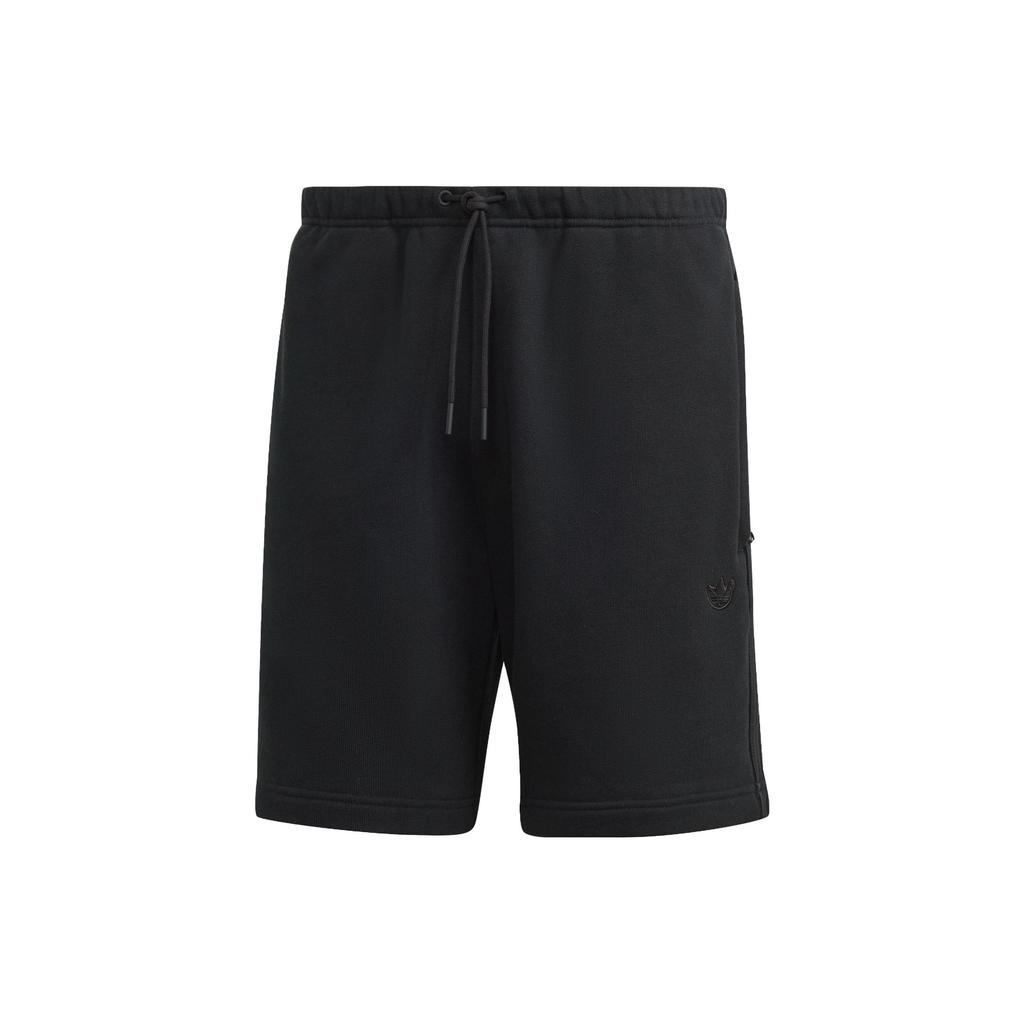 Adidas Originals Blue Version Essentials 1/4 Solid Straight Leg Sports Shorts Men Shorts Black IL6174