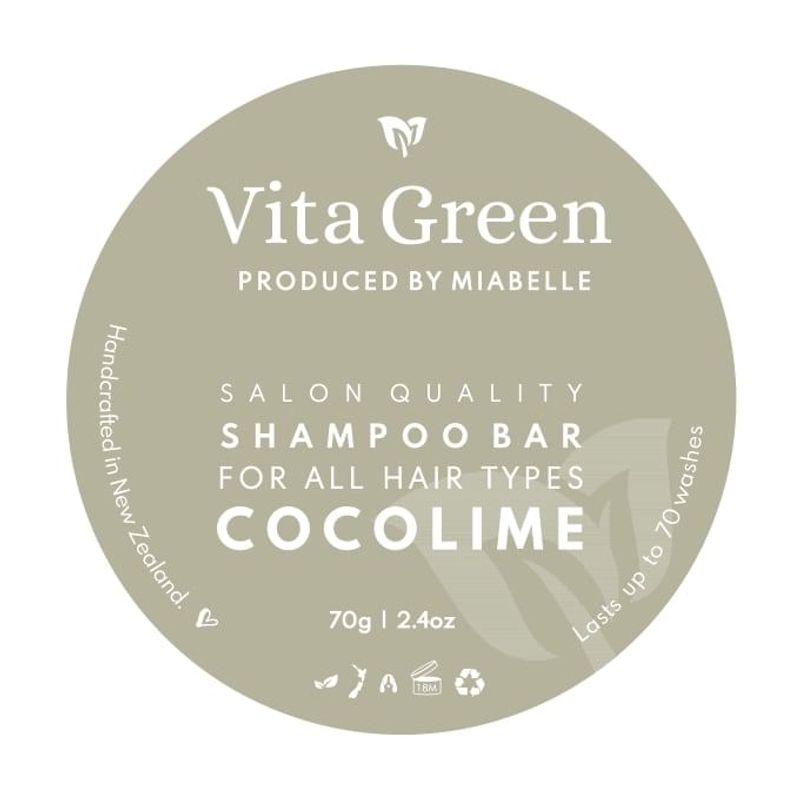 Vita Green - Shampoo-Riegel Cocolime