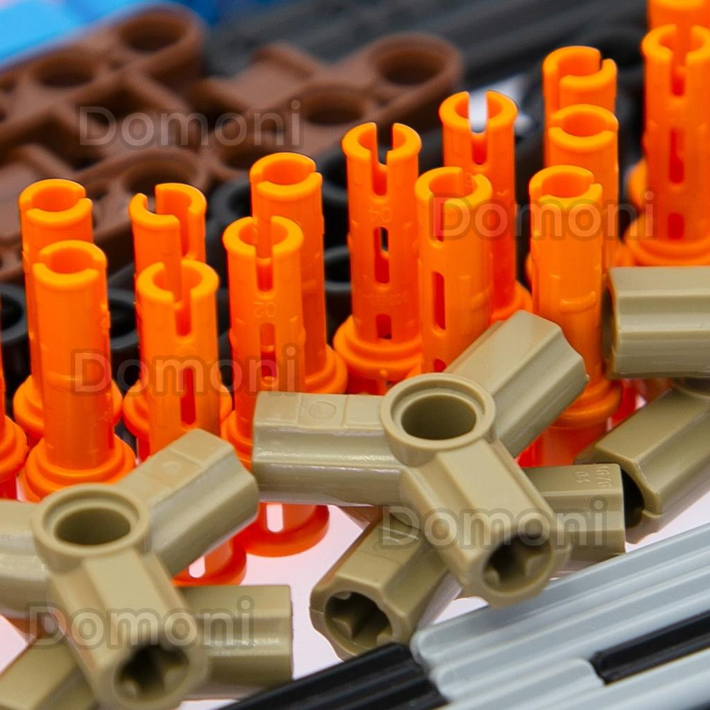 886pcs Axle Chain Links for Lego Axles (2L, 3L, 4L, 5L, 6L, 7L, 8L, 9L, 10L, 11L) - Compatible with LEGO EV3 DIY Building Blocks