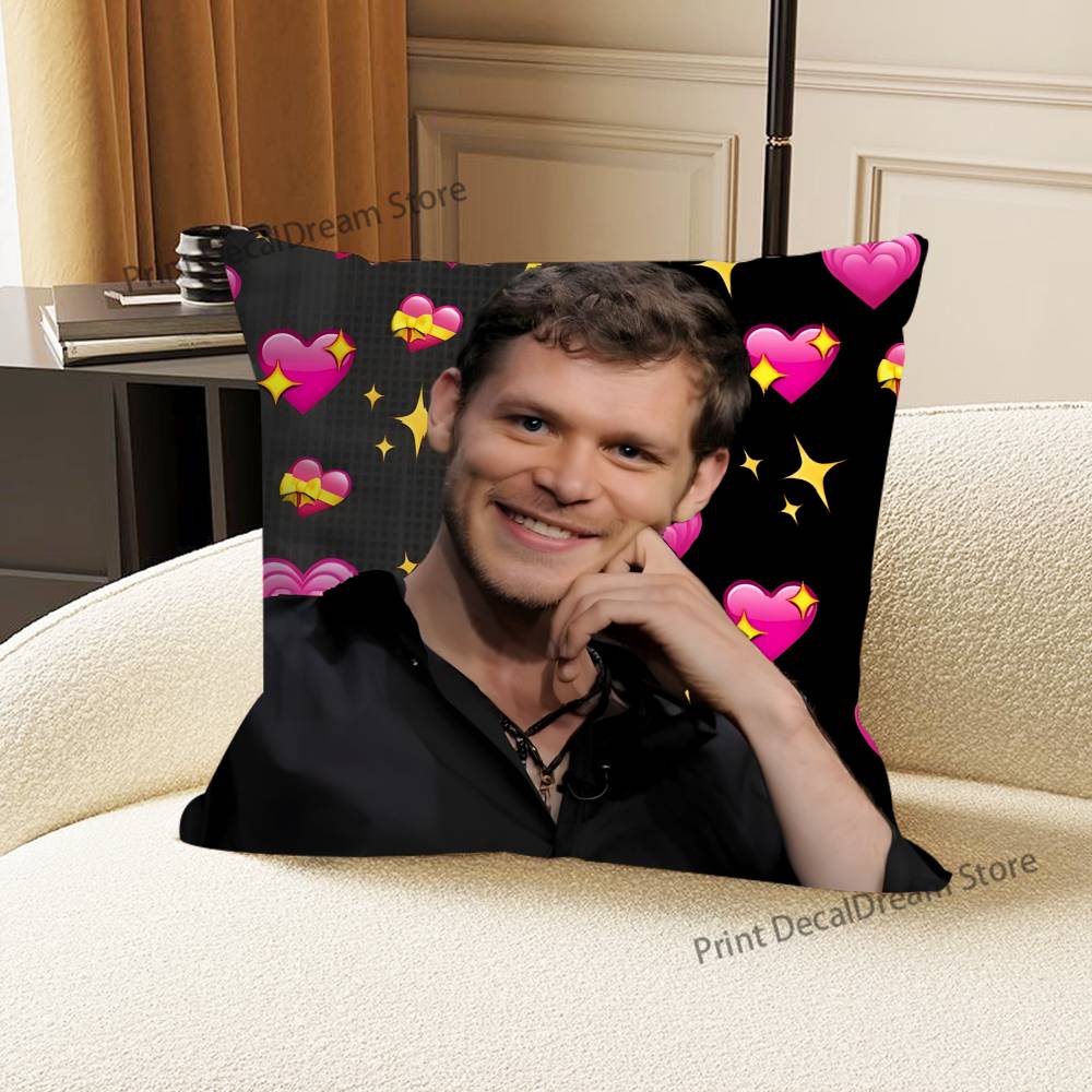 K-Klaus Mikaelson Cushion For Bedroom Car Coffee Shop Room and Living Room Sofa Decorative Pillow Cover Case