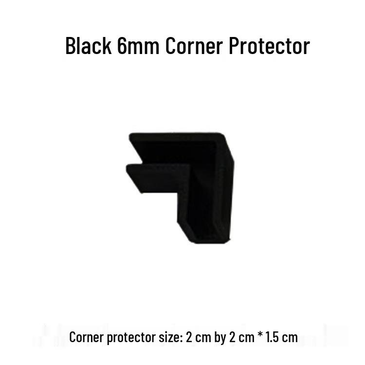 Fish Tank 90° Corner Protector: Anti-Collision High Shoulder Clip for Glass Grooves