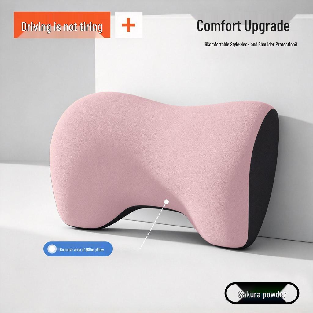 Compatible Headrest Neck Pillow & Lumbar Support Cushion for Lantu FREE, Taishan, Zhiyin, and Zhuiguang L Cars.
