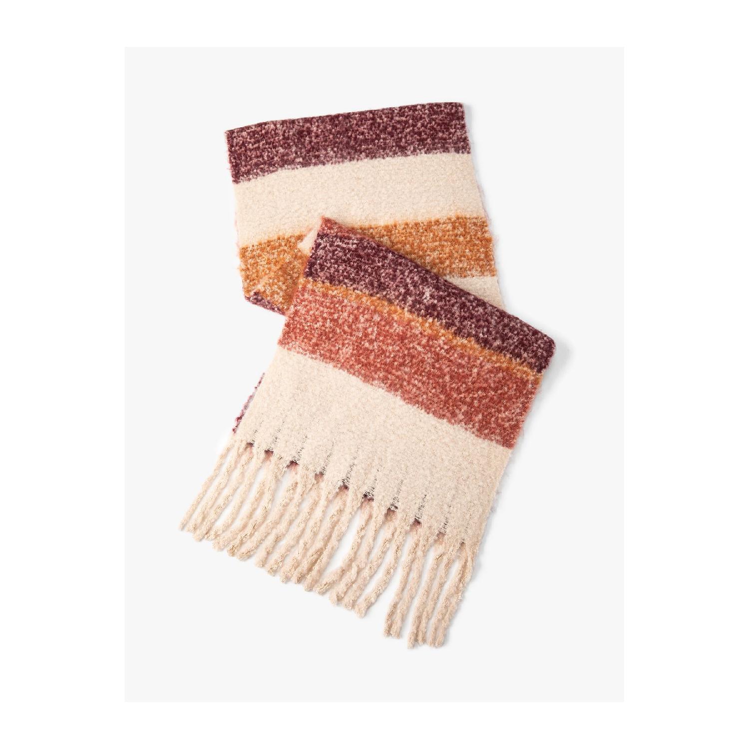 

Scarf Tassel Textured Multicolor чистый