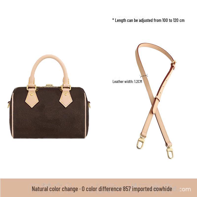 Verstellbare Schulterriemen aus pflanzlich gegerbtem Leder für Taschen