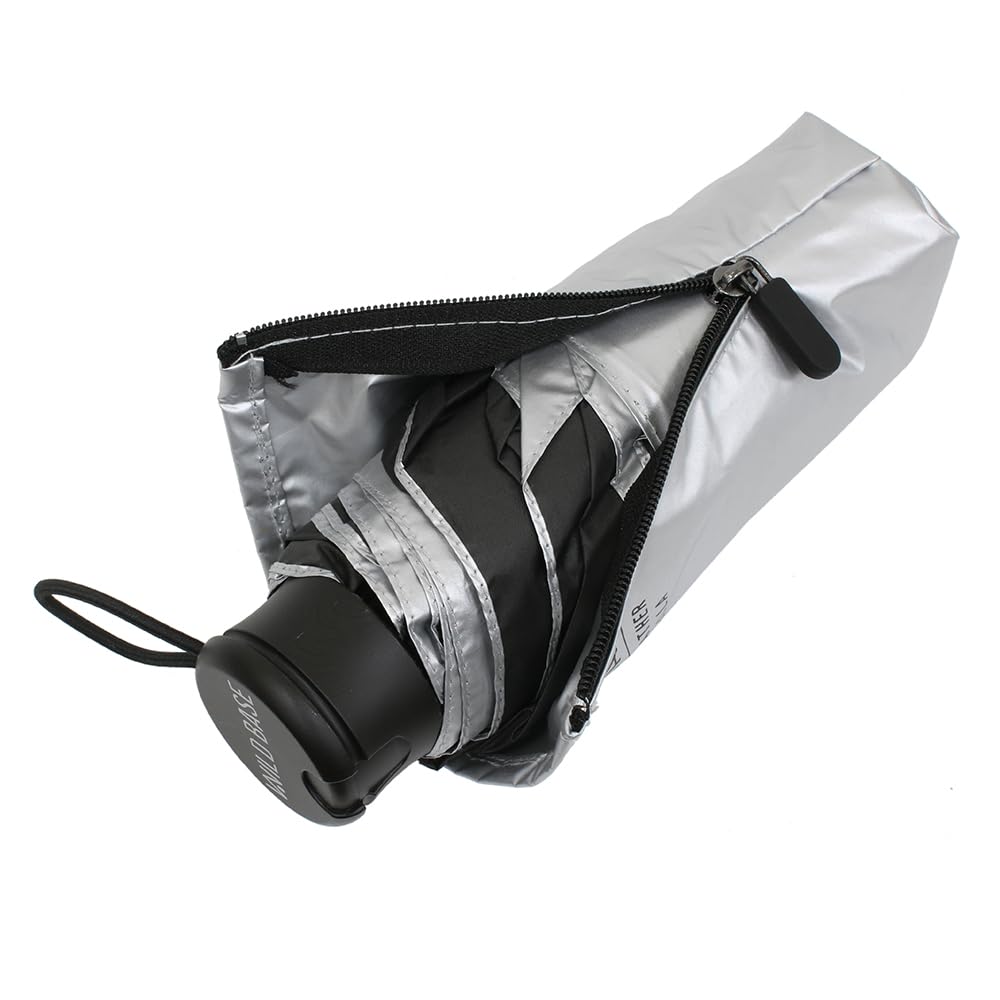 WILD BASE x HUS Umbrella with Dark Wood Sun and Rain Light and Heat 6 High Water UV Rain Umbrella for Men and Solid Hasu Custom-Made All-Weather