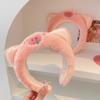 Non-slip Cartoon Headband Plush Doll Penguin Hair Hoop Gifts Plush Hairband  Girls