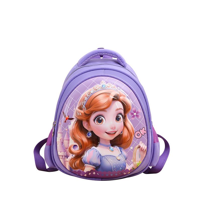 Kindergarten Small And Medium Class Schoolbag Cute Printed Foreign Air Pressure Shell Boys And Girls Backpack Cartoon Animation Children'S Backpack
