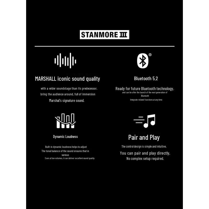 Marshall Stanmore III Bluetooth Speaker