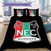 NEC Nijmegen Pattern Bedding,Quilt Set Quilt Cover Pillowcase Home Birthday Gift (1*duvet Cover+2*pillowcase,without Core)
