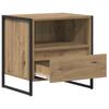 Nightstand Set of 2 Rustic Oak Design 50 x 39.5 x 50 cm