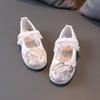 New girls embroidered shoes children's ancient shoes baby handmade cloth shoes Hanfu shoes performance shoes