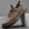 New Summer Sports Shoes Men's Hollow Breathable Mesh Shoes One Pedal Soft Sole Fashion Light Rest