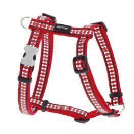 Harnais pour chien - Red Dingo - Rouge - Taille XL - Largeur 25 mm - Réfléchissant