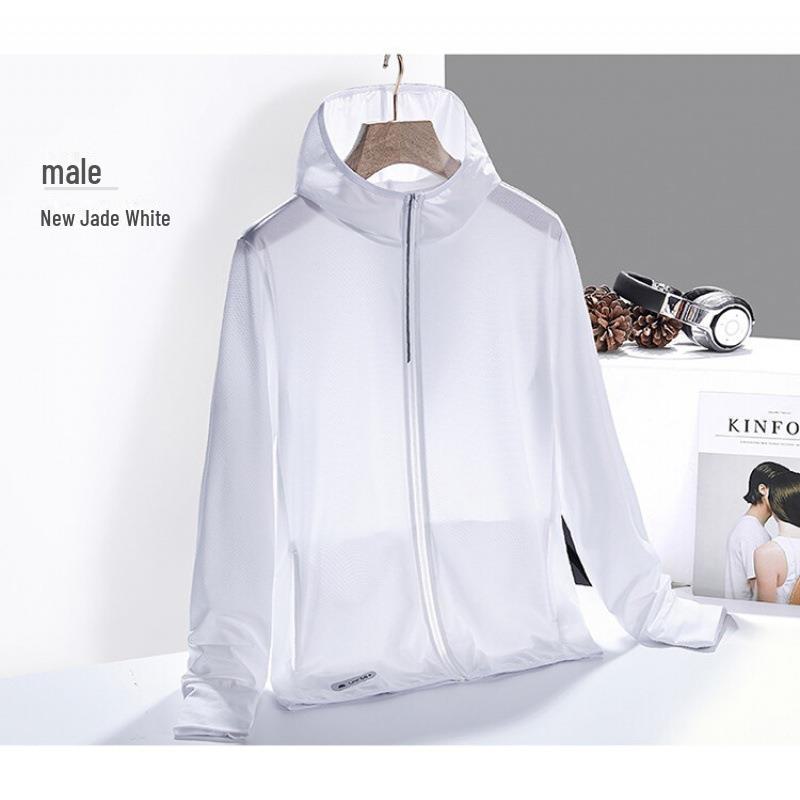 

Летние рубашки Ice Silk UPF50+ с длинным рукавом и защитой от солнца для пар XXL