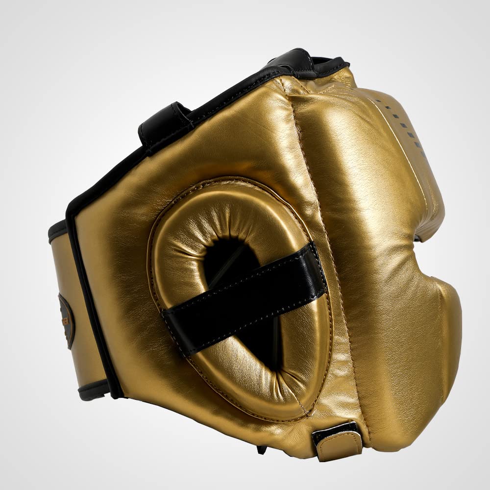 BODYMAKER Hodebeskytter Metallisk Kampsport Karate Boksing Kickboksing Mixed Martial Arts Trening Dojo Sparring Beskytter F Gull