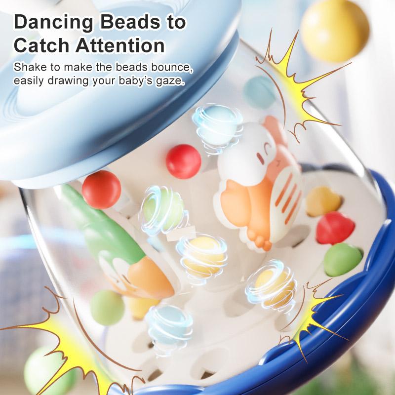 LEZA BABY New Arrivals Baby Press Spin Toy, Cute Cartoon Sensory Fidget Toy for Toddlers Early Development & Activity Bulk