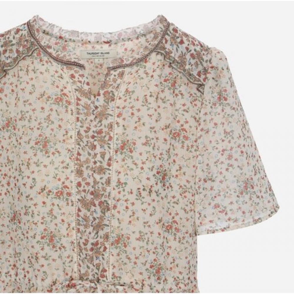 Thursday Island Border Pattern Mix Dress T256mop155w