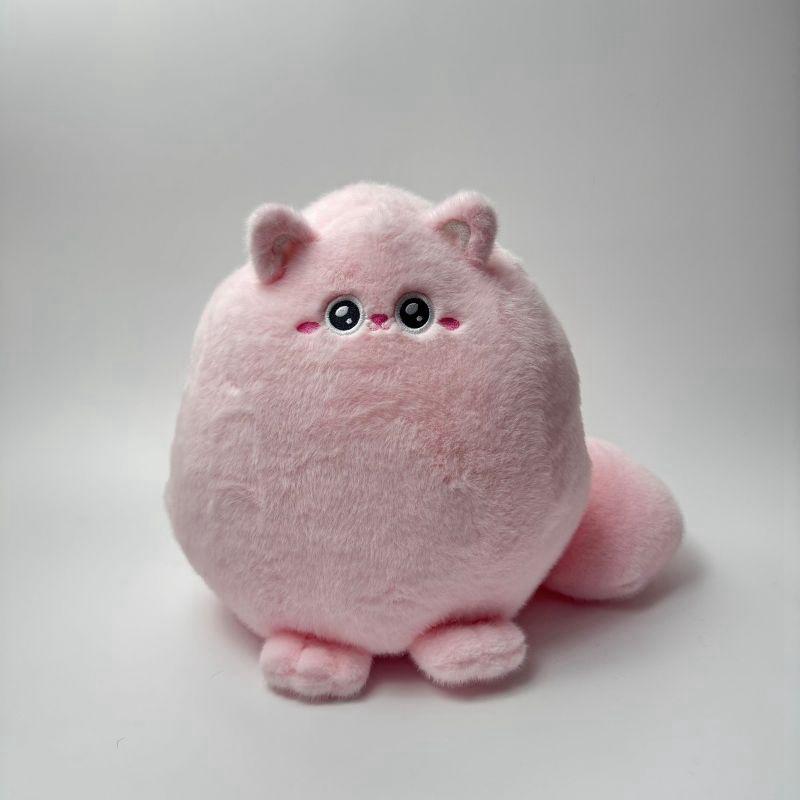 30cm Schattige Dikke Kat Pluche Speelgoed Witzwart Gevulde Kat Zachte Siamees Kat Poppetje Knuffeldier Kitten Poppetje Verjaardagscadeau