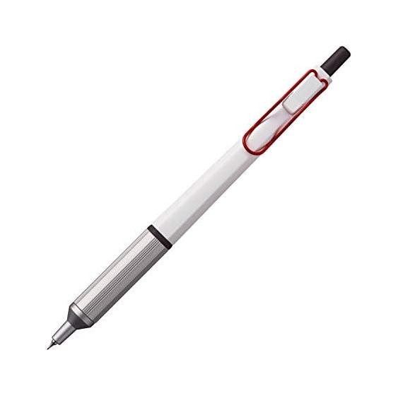 Stylo bille à encre à base d'huile Mitsubishi Pencil Jet Stream Edge 0.28 Blanc Rouge Super Fin Mais Facile à Écrire SXN100328W.15