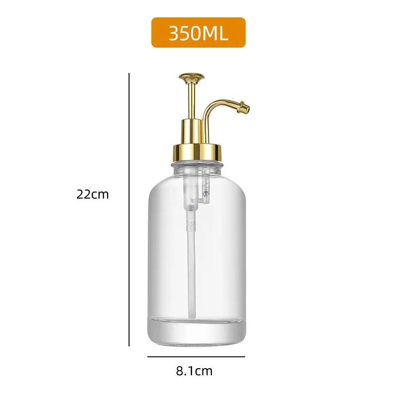 Glass 350ml Syrup Bottle Ketchup Squeeze Bottle for Squeezes Bar Accessories Water Bottles Sauces Mayonnaise Squeezer Sauce Home