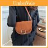 Chic And Trendy Pu Saddle Bag For Women Spring Summer Fashion Crossbody Bag With Stitching Design