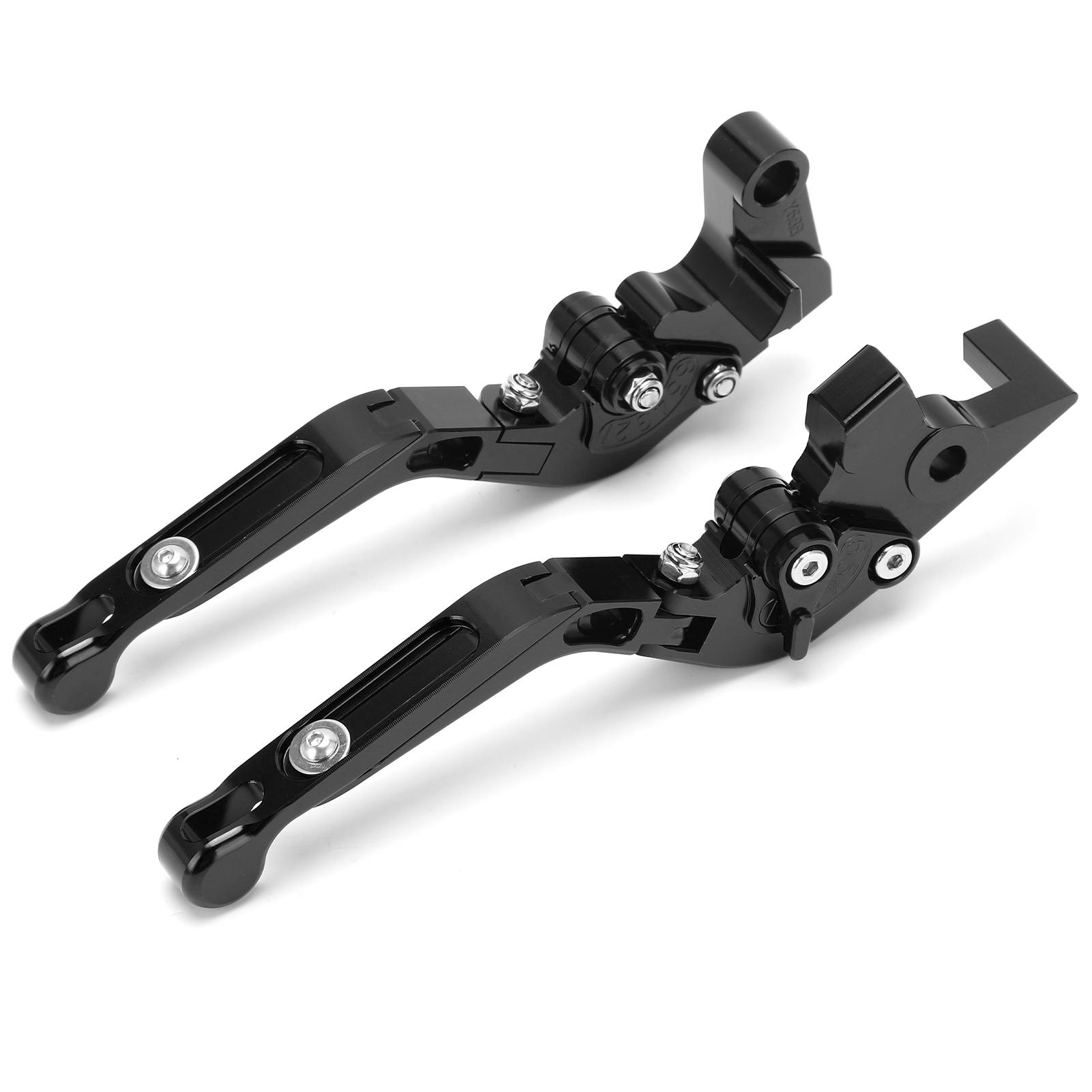

2pcs Motorcycle Brake Clutch Levers Adjustable CNC Aluminium Alloy Replacement for YAMAHA XJ6 DIVERSION 2009‑2015Black чёрный