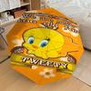 1PC Warner We Are Never Too Old for Tweety Automatic Open/Close Umbrella with Windproof, 82-Rib Sturdy Canopy, Durable Ribs1299A