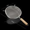 Kitchen Multi-functional Strainer Stainless Steel Filter Spoon with Wooden Handle Fried Food Gadgets Tool Wire Fine Mesh