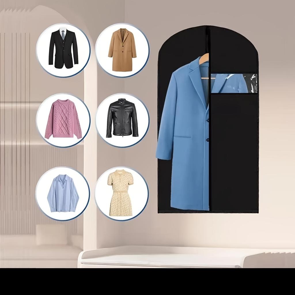 1 Stück Kleiderstaubschutz Kleidersack für Zuhause Kleiderschrank Anzug Abendkleid Staubdichte Aufbewahrungstasche Hängender Kleiderschutz