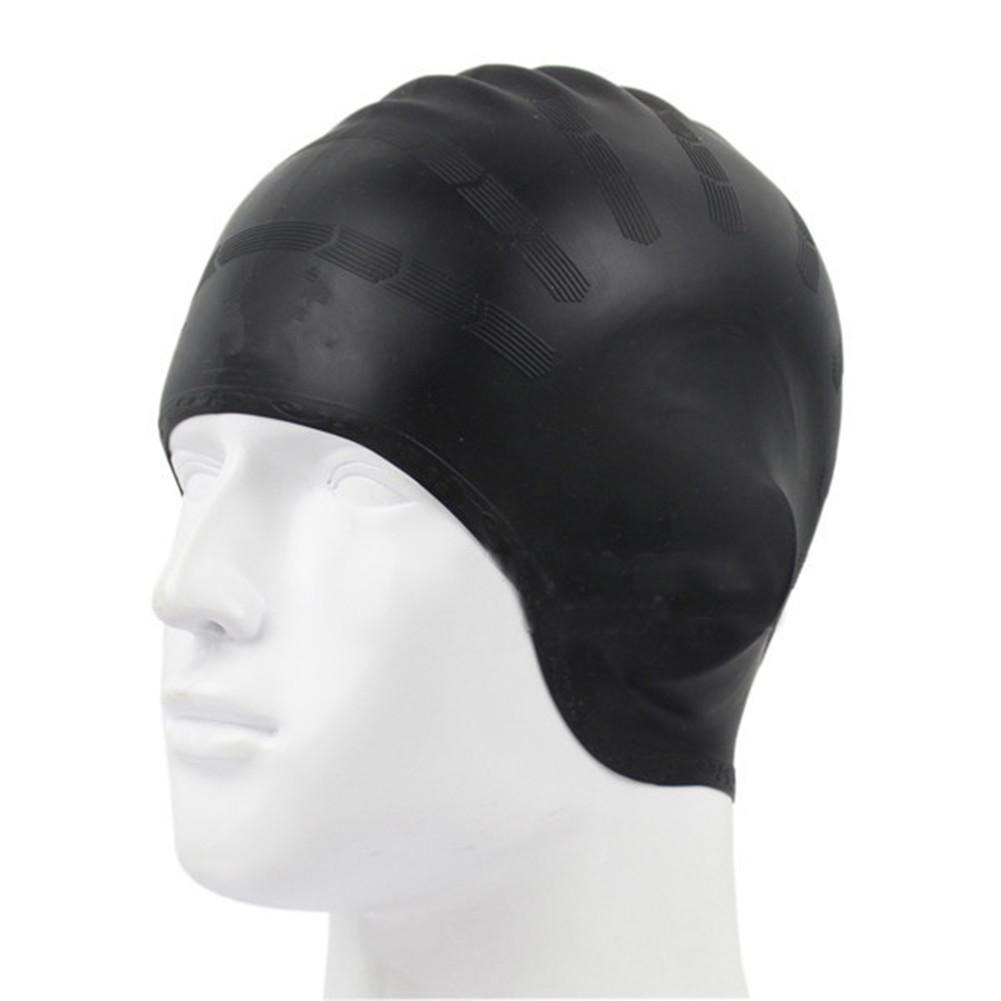 Man Women High Spandex Swimming Silicone Wear Waterproof Swimming Caps